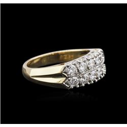 14KT Yellow Gold 0.64ctw Diamond Ring