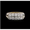 Image 2 : 14KT Yellow Gold 0.64ctw Diamond Ring