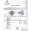 Image 3 : 2.78ct Tanzanite and Diamond Ring - 14KT White Gold
