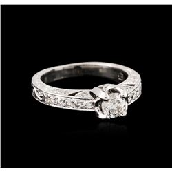 14KT White Gold 0.93ctw Diamond Ring