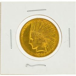 1911 $10 AU Indian Head Eagle Gold Coin