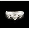 Image 2 : 14KT White Gold 0.75 ctw Diamond Ring