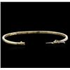 Image 3 : 0.88 ctw Diamond Bangle Bracelet - 14KT Yellow Gold