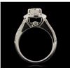 Image 3 : 14KT White Gold 2.02 ctw Diamond Ring