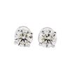 Image 1 : 1.40 ctw Diamond Stud Earrings - 14KT White Gold