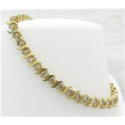 2.75 ctw Diamond Bracelet - 10KT Yellow Gold