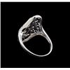 Image 3 : 0.37 ctw Diamond Ring - 18KT White Gold