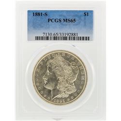 1881-S PCGS MS65 Morgan Silver Dollar