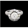 Image 2 : 14KT White Gold 4.62 ctw Diamond Ring
