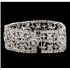 Image 3 : 5.29 ctw Diamond Bracelet - 14KT White Gold
