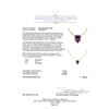Image 3 : 17.75 ctw Amethyst and Diamond Necklace - 14KT Yellow Gold