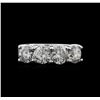 Image 2 : 3.01 ctw Diamond Ring - 14KT White Gold