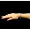 Image 4 : 14.00 ctw Ruby and Diamond Bracelet - 14KT Yellow Gold