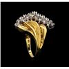 Image 4 : 0.95 ctw Diamond Ring - 10KT Yellow Gold