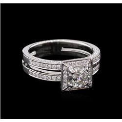 1.63 ctw Diamond Ring - 14KT White Gold