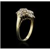 Image 3 : 14KT Yellow Gold 0.25 ctw Diamond Ring
