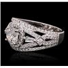 Image 1 : 18KT White Gold 2.05 ctw Diamond Ring