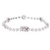 Image 2 : 14KT White Gold 2.23 ctw Diamond Bracelet