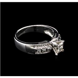 1.60 ctw Diamond Ring - 14KT White Gold