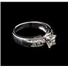 Image 1 : 1.60 ctw Diamond Ring - 14KT White Gold