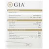 Image 8 : GIA Certified 1.03 ctw Diamond Pendant With Chain- 14K White Gold