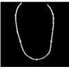 Image 2 : 14KT White Gold 52.46 ctw Rough Diamond Necklace