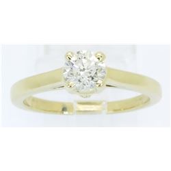 0.72 ctw Diamond Ring - 14KT Yellow Gold
