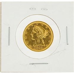 1895 $5 Liberty Head Half Eagle Gold Coin