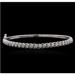 14KT White Gold 1.63 ctw Diamond Bracelet