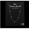 Image 2 : James Kurk 0.42 ctw Diamond Necklace - 14KT White Gold