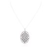 Image 2 : 14KT White Gold 1.47 ctw Diamond Pendant With Chain