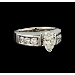 1.61 ctw Diamond Ring - 14KT White Gold