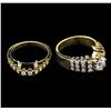 Image 1 : 2.40 ctw Diamond Wedding Ring Set - 14KT Yellow Gold