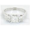 Image 8 : 1.46 ctw Diamond Ring - 14KT White Gold