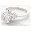 Image 2 : 1.25 ctw Diamond Ring - Platinum