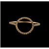 Image 1 : 0.10 ctw Diamond Ring - 14KT Rose Gold