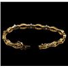 Image 3 : 0.60 ctw Diamond Bracelet - 14KT Yellow Gold
