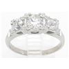 Image 2 : 1.18 ctw Diamond Ring - 14KT White Gold