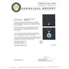 Image 3 : 14KT White Gold 6.42 ctw Chrysocolla and Diamond Pendant With Chain