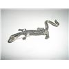Image 1 : EXTREMELY RARE VINTAGE HANDMADE NATIVE AMERICAN STERLING SILVER LIZARD-LARGE BROOCH *HEAVY*. BROOCH