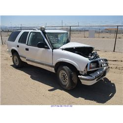 1996 - CHEVROLET BLAZER//SCRAP PARTS ONLY//