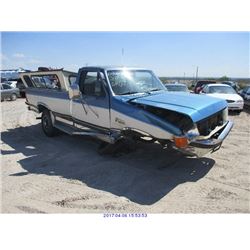 1989 - FORD F250//SCRAP PARTS ONLY//