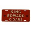Image 1 : King Edwards Cigars Embossed License Plate Sign