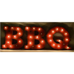 B.B.Q. Lighted Sign