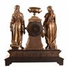 Image 2 : Ansonia Double Statue American Mantle Clock