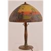 Image 2 : Handel Reverse Painted Shade Table Lamp