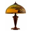 Image 1 : Reverse Painted Shade Table Lamp