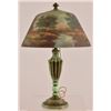 Image 1 : Reverse Painted Shade Table Lamp