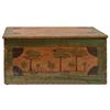 Image 1 : Early Antique Folk Art Painted Chest