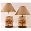Image 1 : Porcelain Whiskey and Brandy Keg Lamps